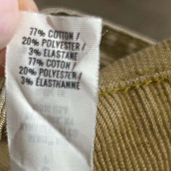 Aerie Overalls Corduroy Werk And Play Frayed Raw Hem Size Small ~EUC - Picture 12 of 12